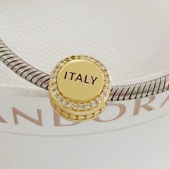 Pandora ITALY Flag pendant Gold-Plated - Picture 4 of 4